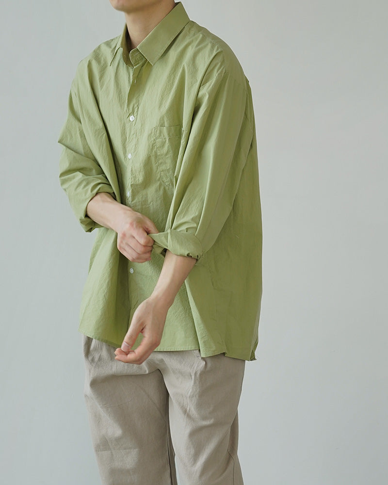 Casual Yellow Long-Sleeved Shirt