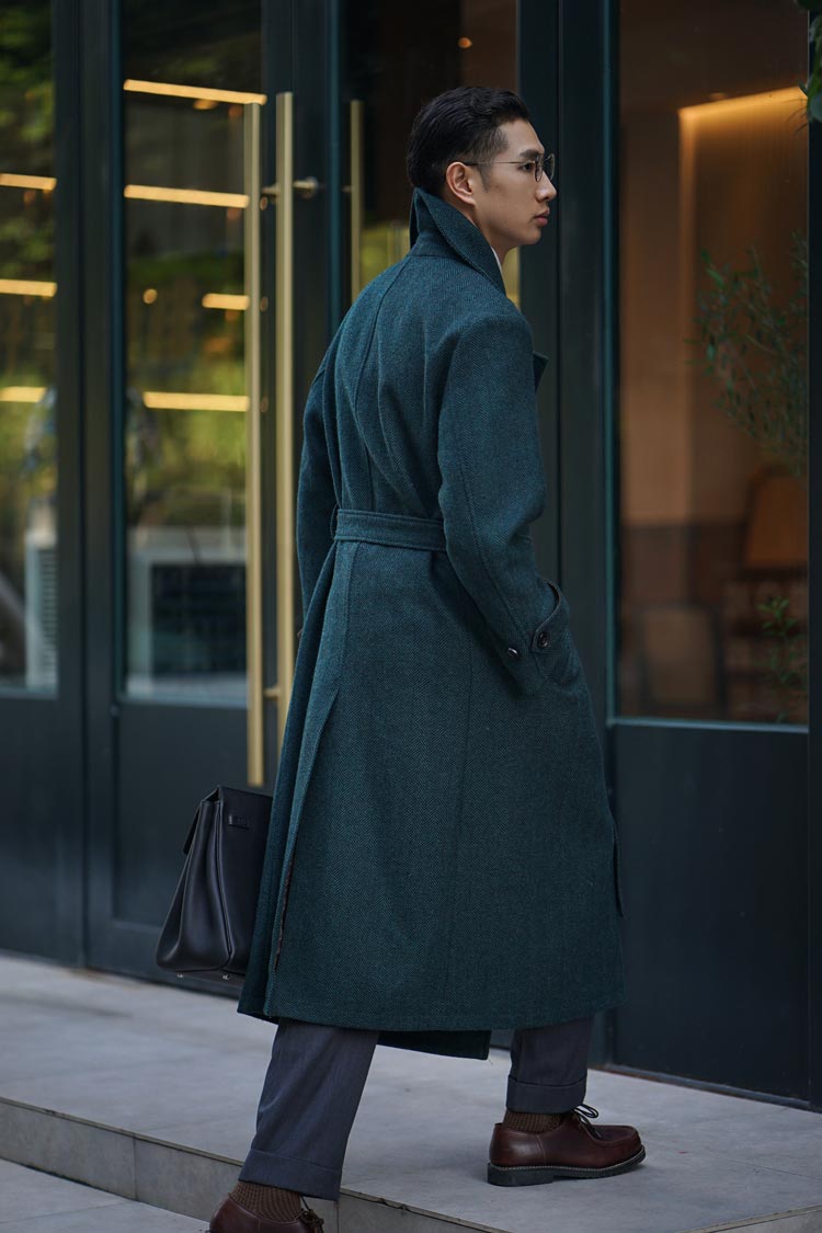 Over Knee Wool Coat