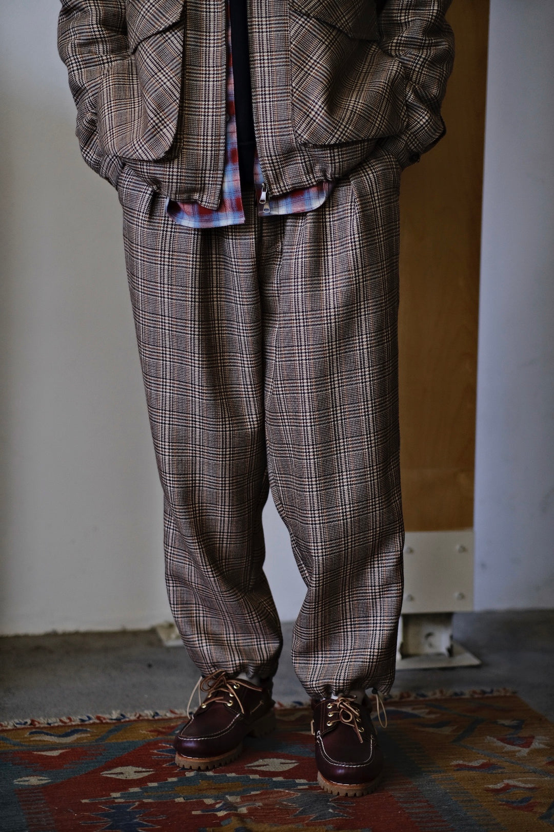 Plaid Tweed Trousers