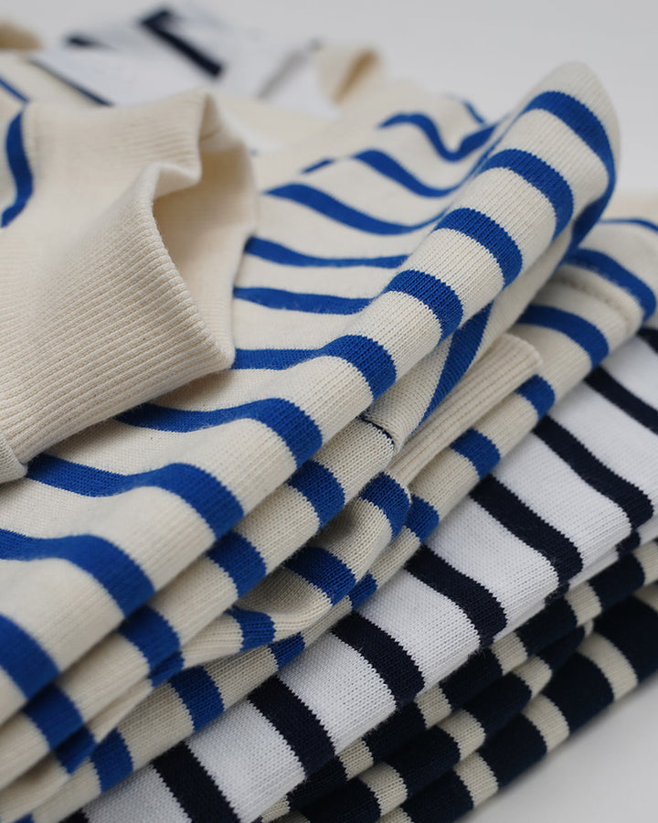 Striped Combed Cotton Tee