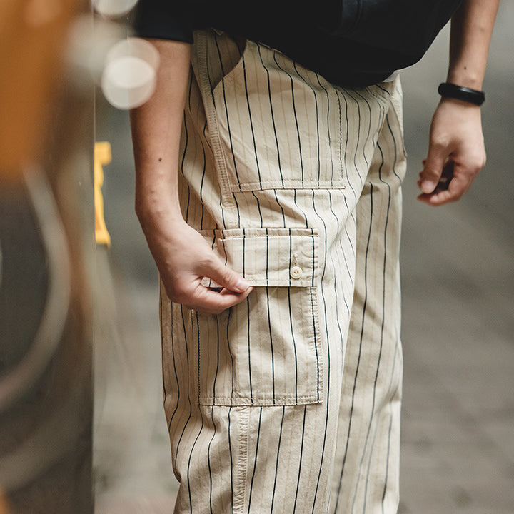 Vertical Stripe Pants