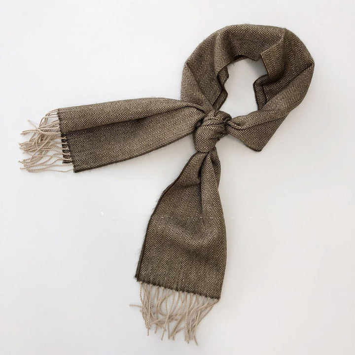 Fringed Wool Scarf