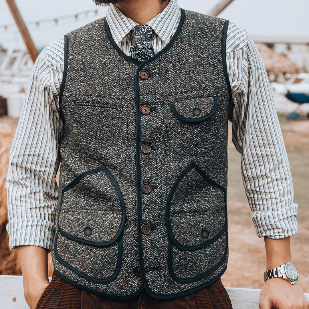 Retro Wool Vest