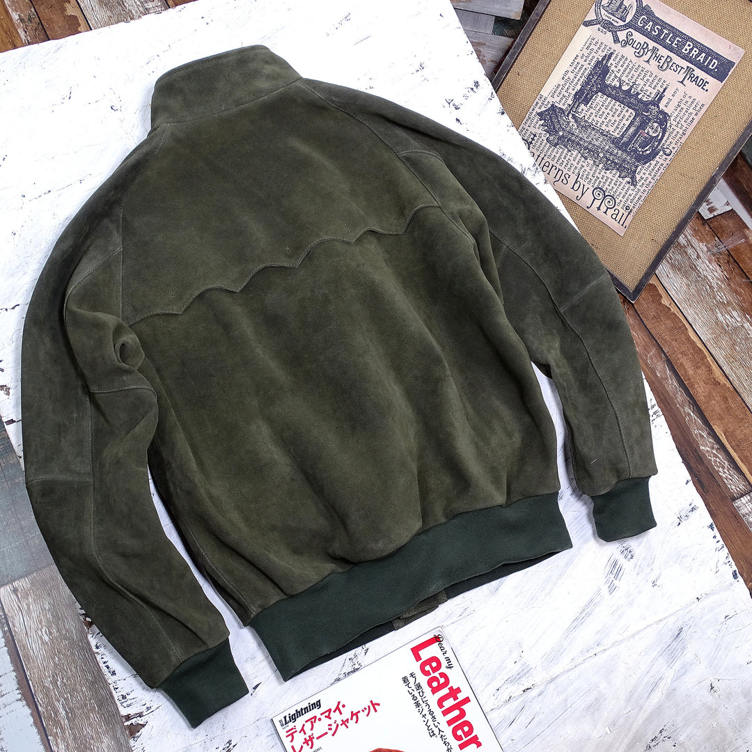 British Green Suede Jacket