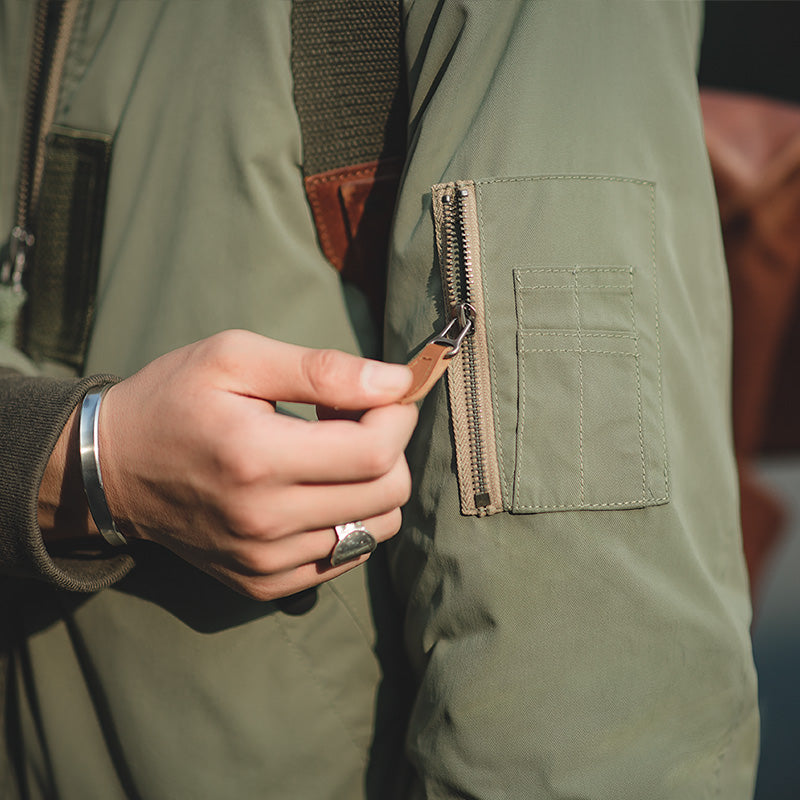 Stand Collar Baseball Jacket