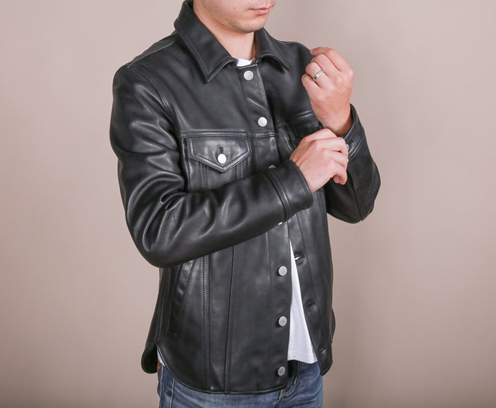 Cowhide Leather Jacket