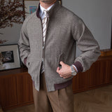 Stand Collar Harrington Short Fit Wool Coat Jacket
