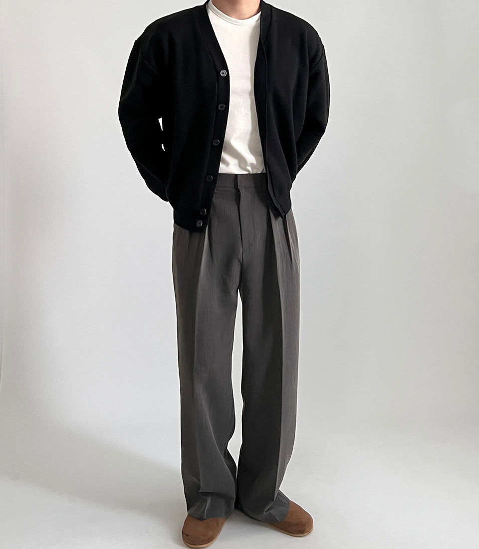 Draped Pleated Trousers