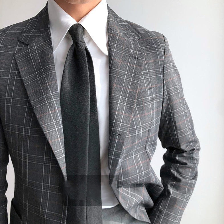 Plaid Suit Jacket