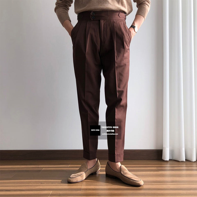 Pleated Casual Pants