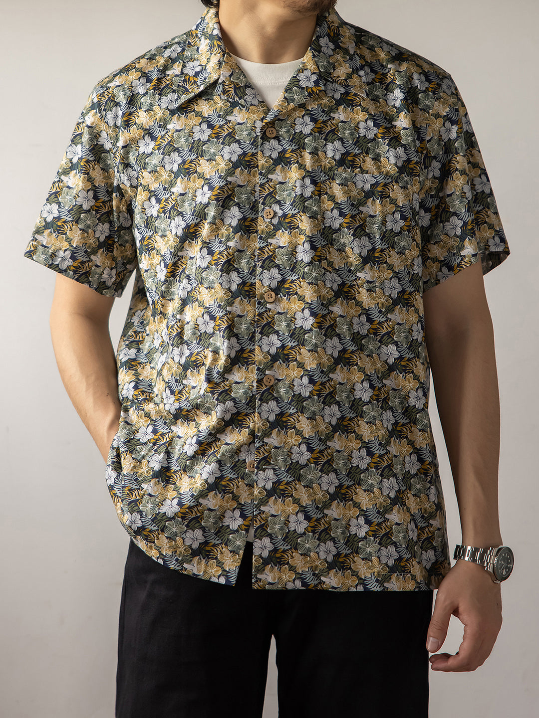 Cuban Collar Hawaiian Shirt