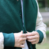 Winter Anti-leather Sleeves Woolen Jacket