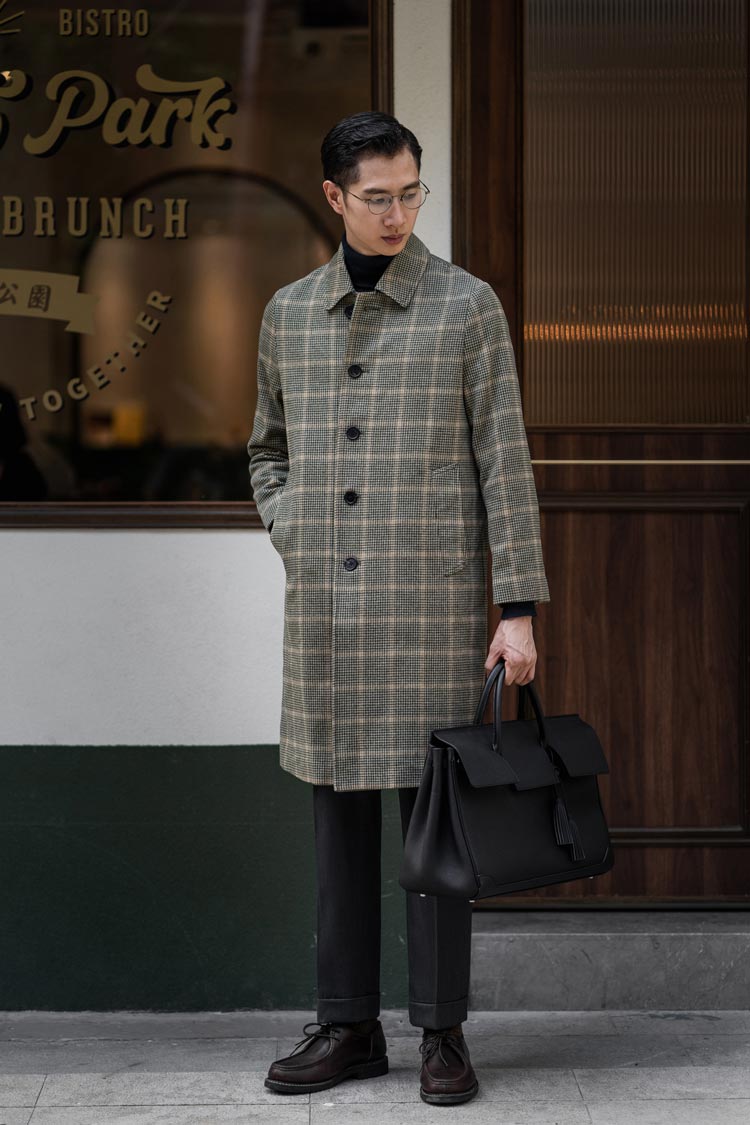 Tweed Mid-Length Coat