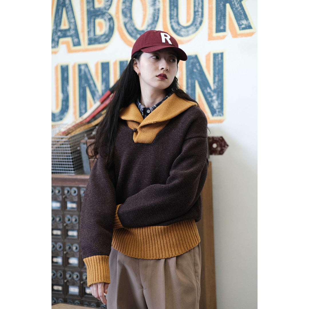 Heavyweight Wool Sweater Coat