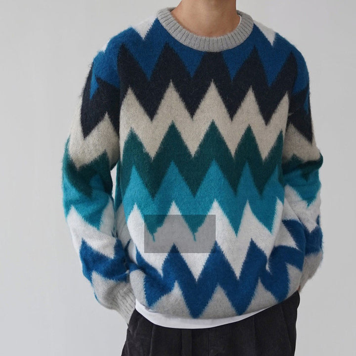 Color Wave Mohair Knit