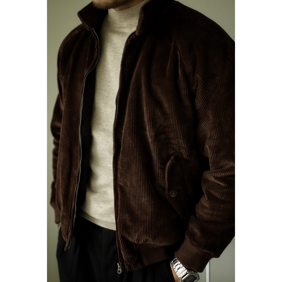 Corduroy Zippered Jacket