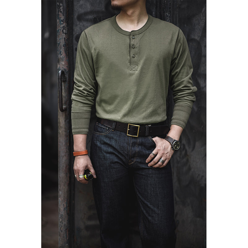 Autumn Henley Tee