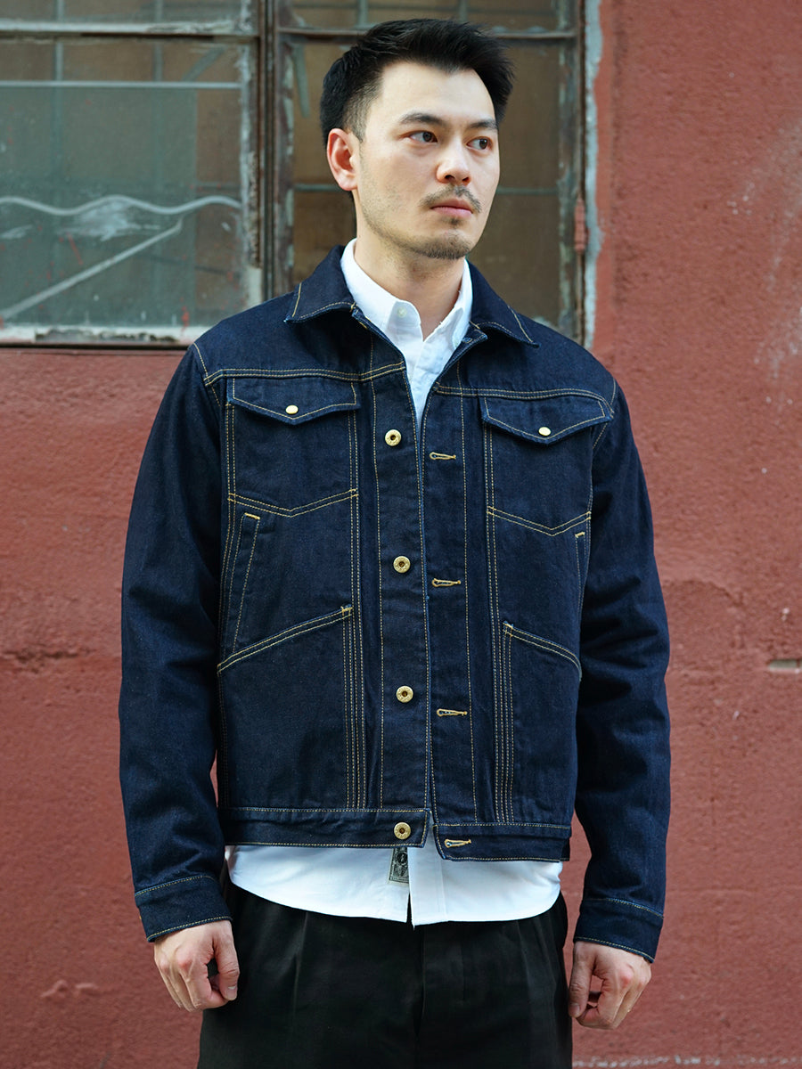 Multi-Pocket Denim Jacket