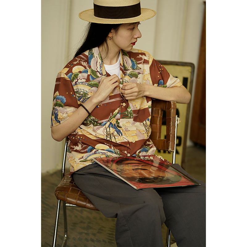 Ukiyo-E Aloha Shirt