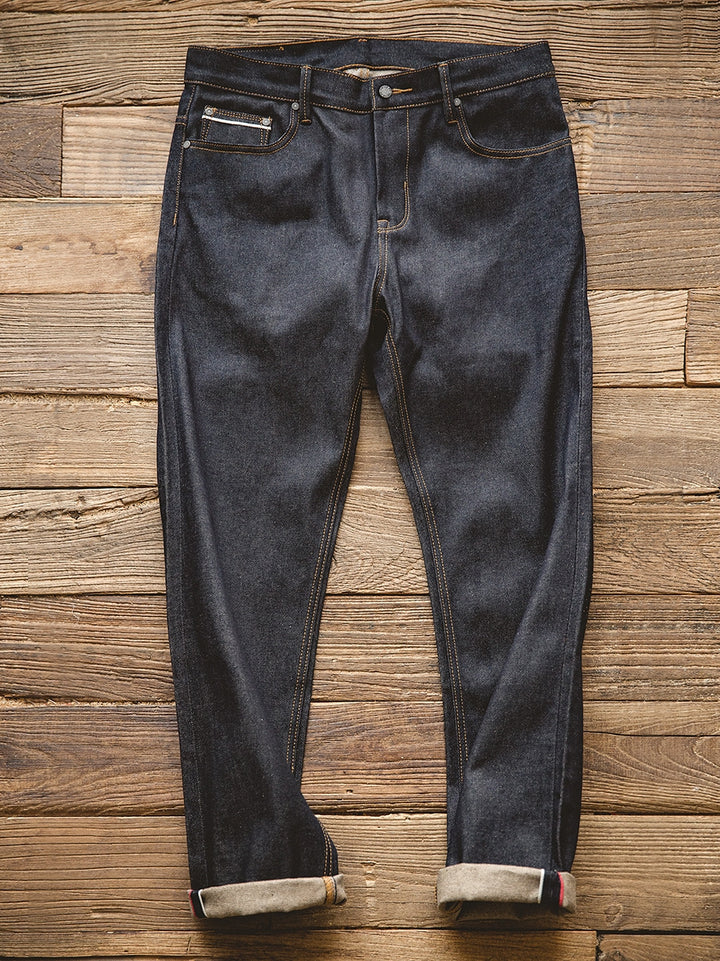 Red Ear Raw Denim Jeans