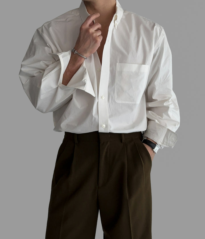 Crisp Italian Button-Down