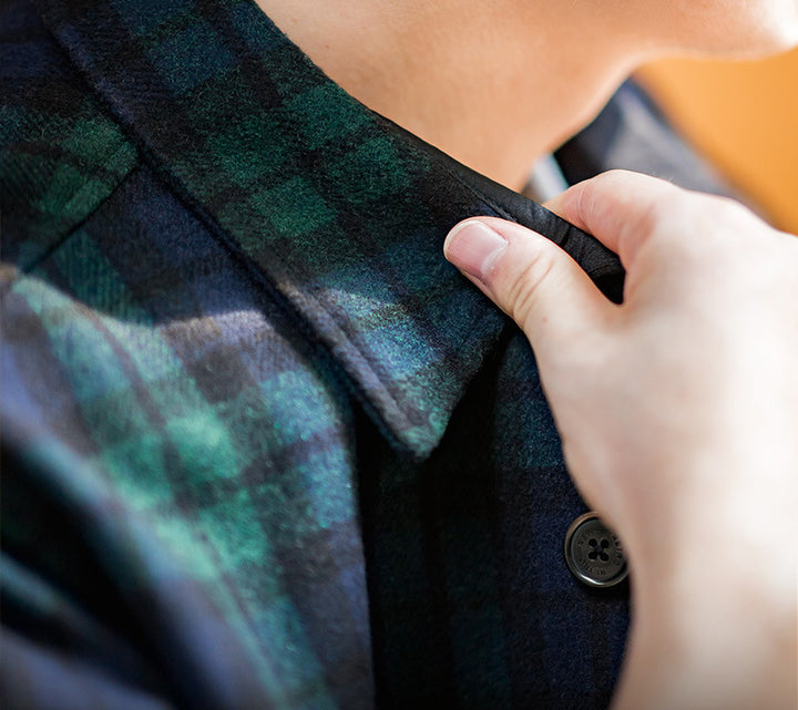 Plaid Wool Jacket