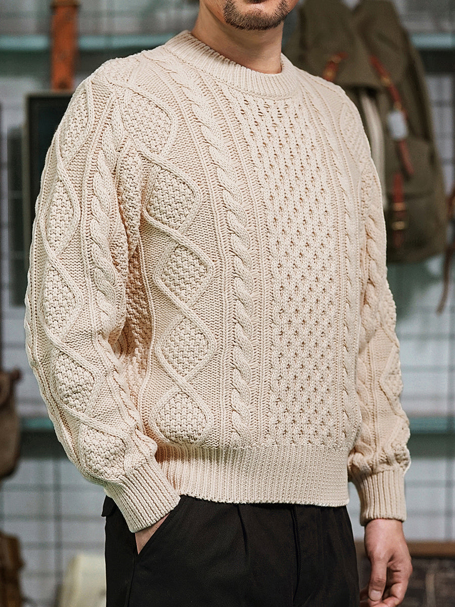 Woven Twist Sweater