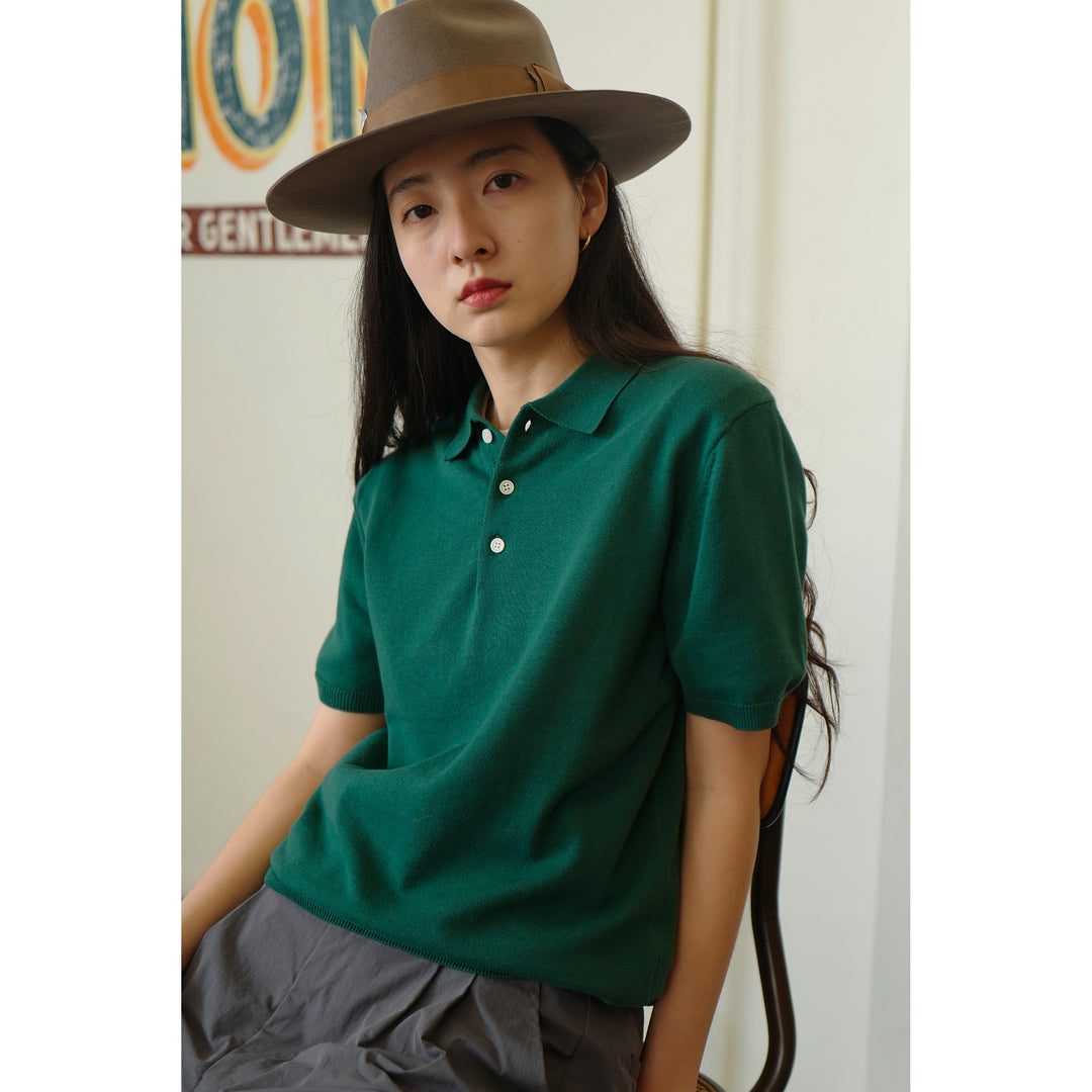 Knit Polo Tee