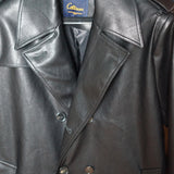 Mid-length Leather Outline Leather Jacket Coat