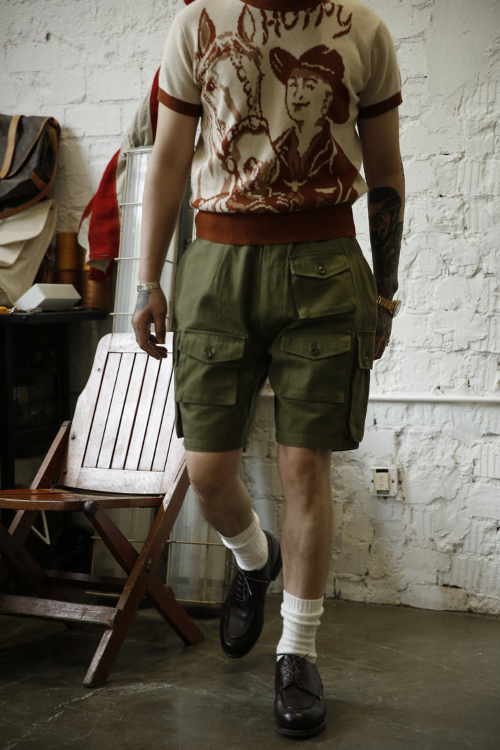 Military Multi-Pocket Shorts