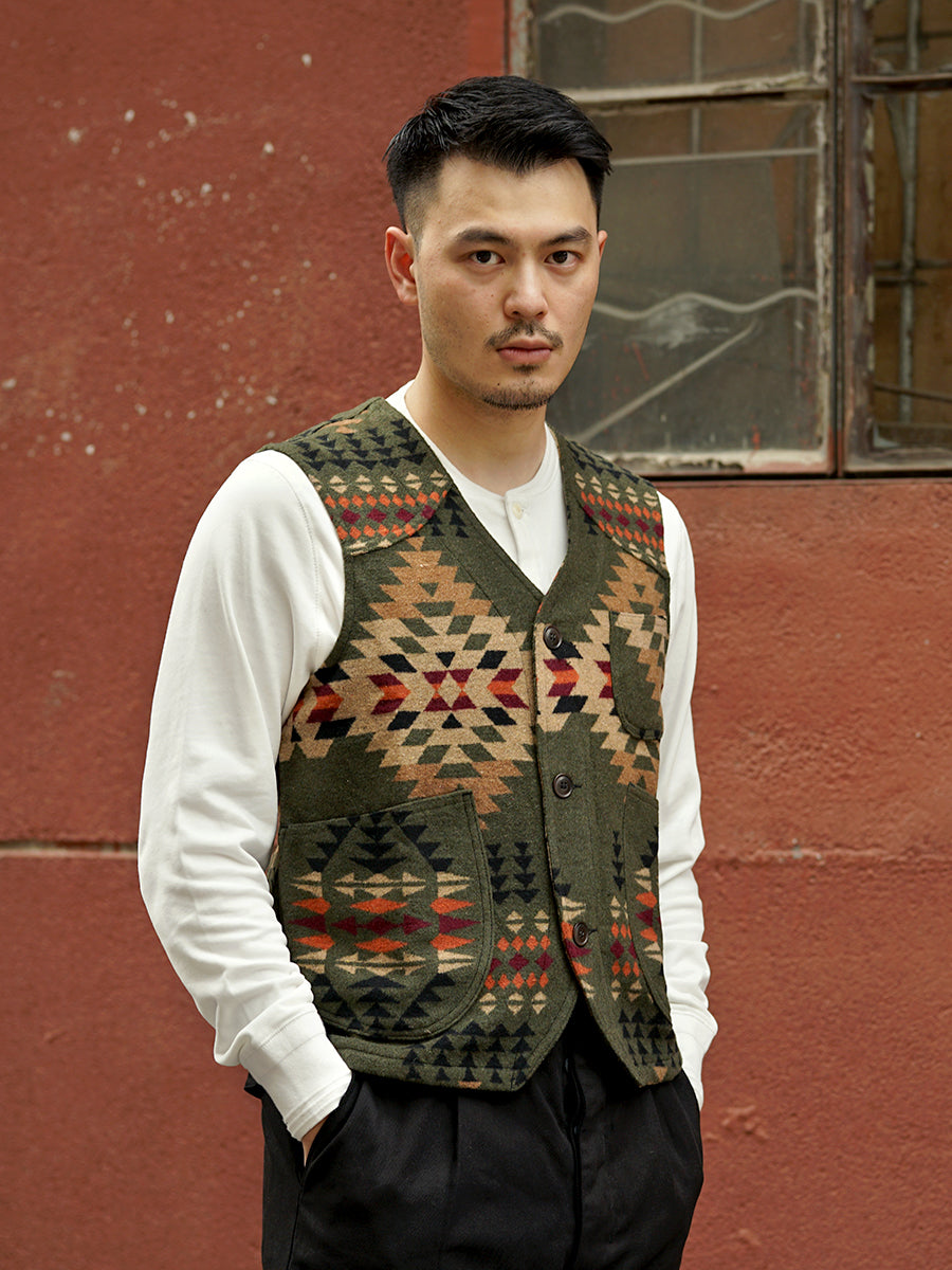 Tweed Safari Vest