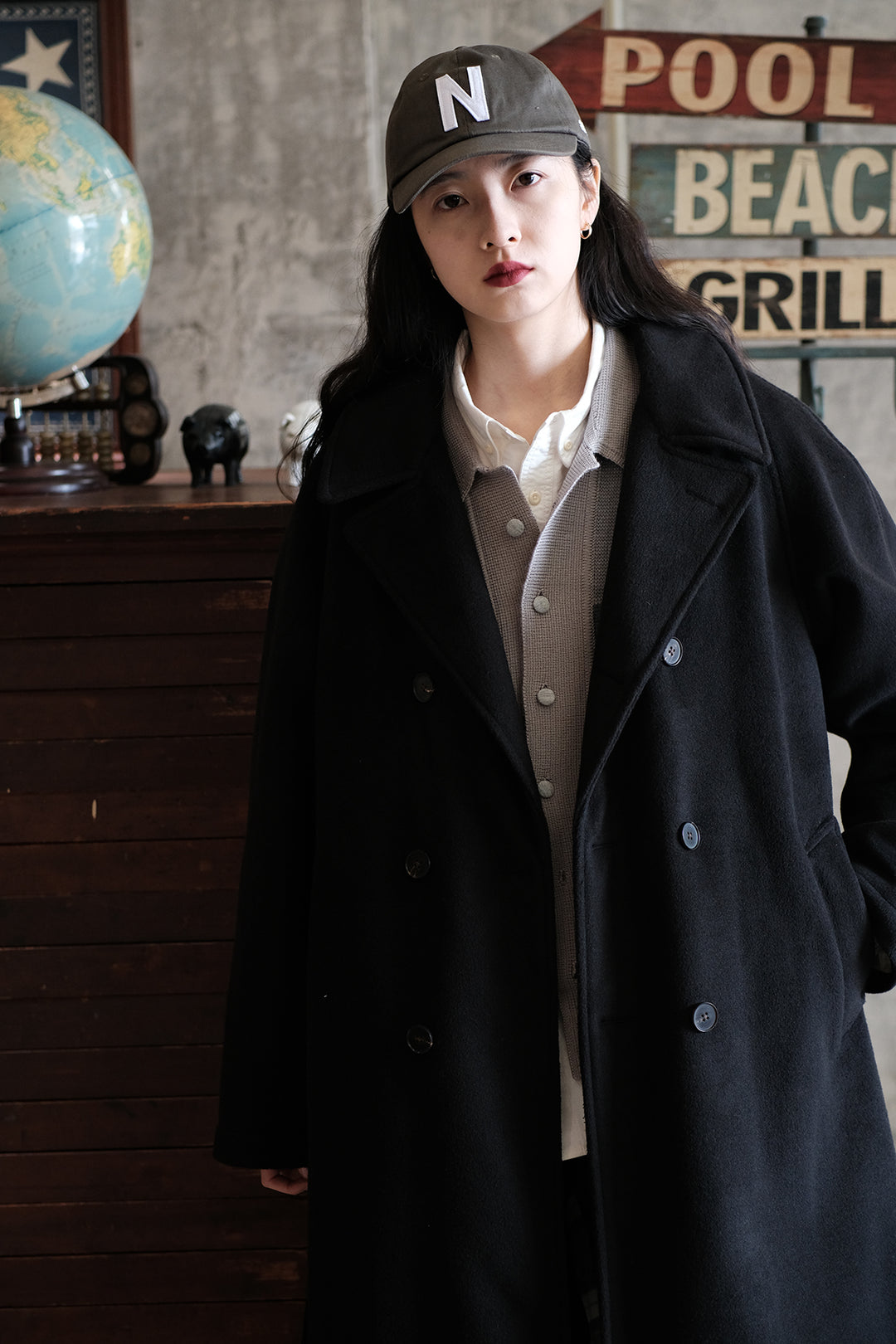 Double-Breasted Trench Coat