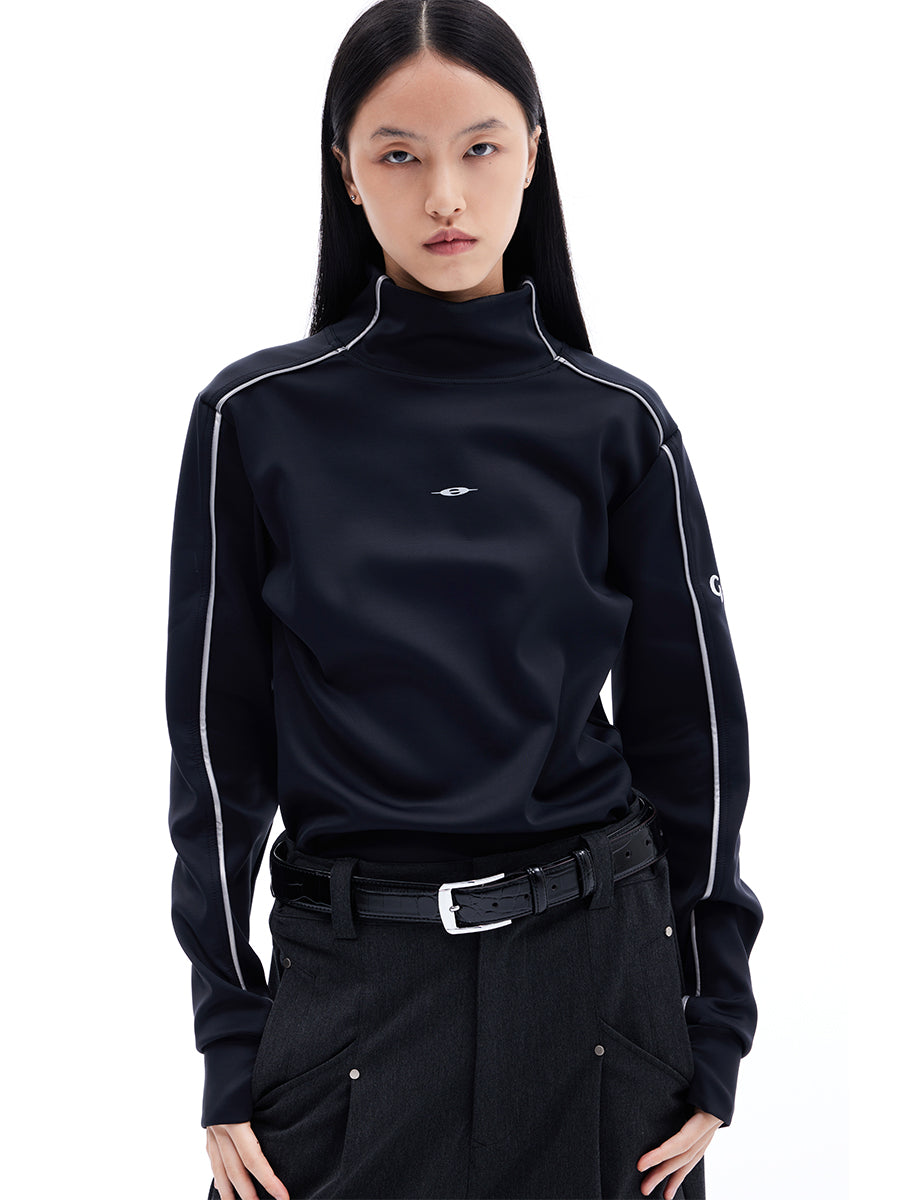 Reflective Slim Sweater