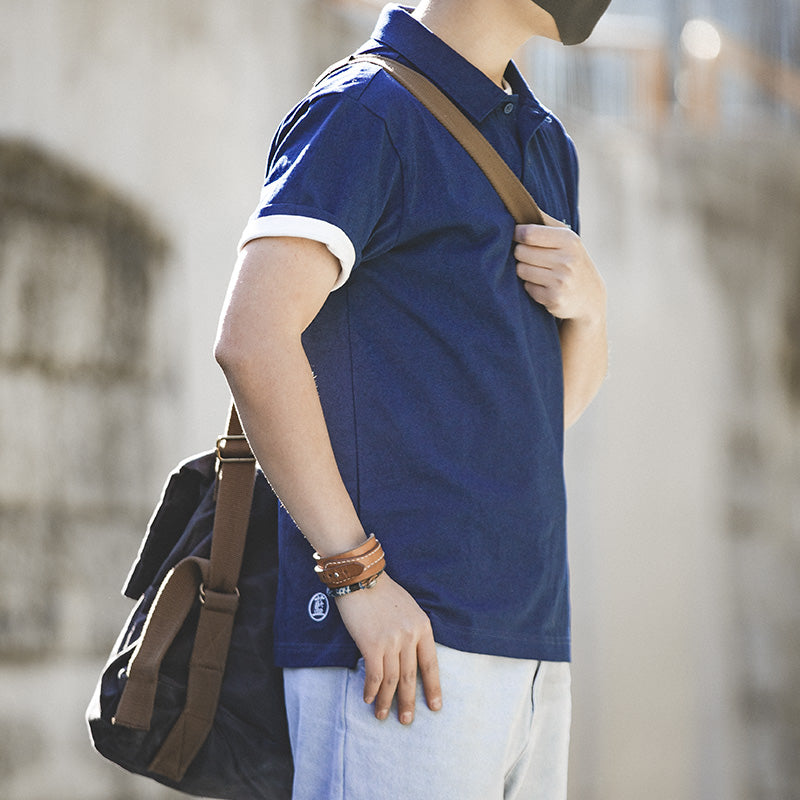 Solid Color Polo Tee