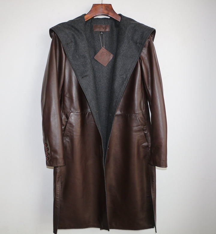 Sheepskin Hooded Jacket