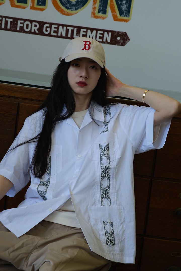 Embroidered Cuban Shirt