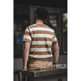 Short-sleeved Big Stripes T-shirt