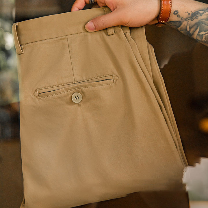 Brushed Chino Tapered Pants