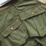 Tooling Retro Special-shaped Pocket Trousers