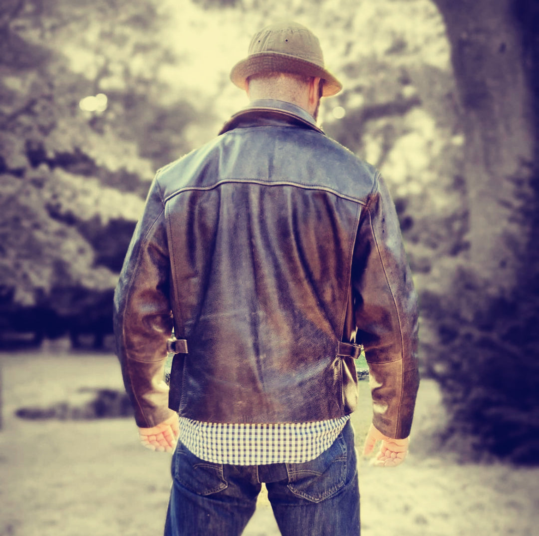 Washed Leather Jacket