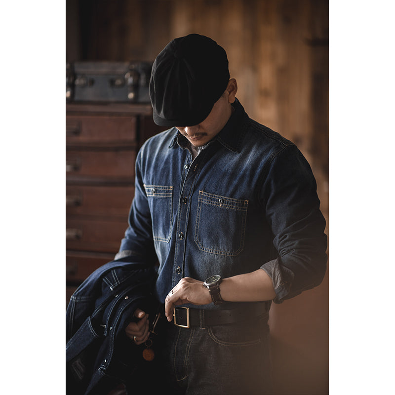 Denim Long Sleeve Shirt