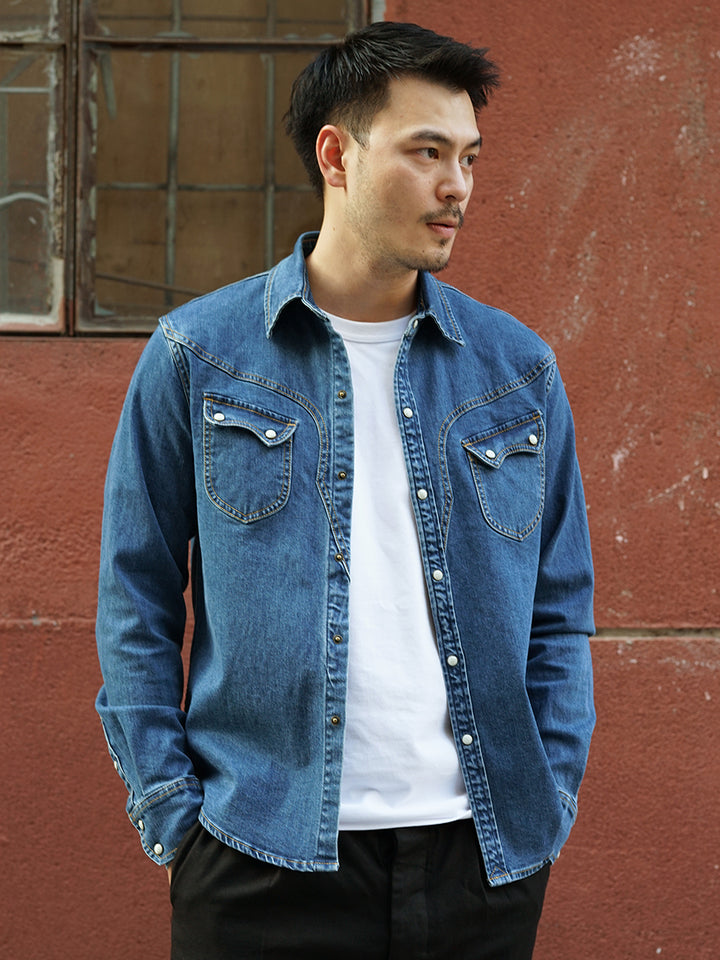 Washed Denim Shirt