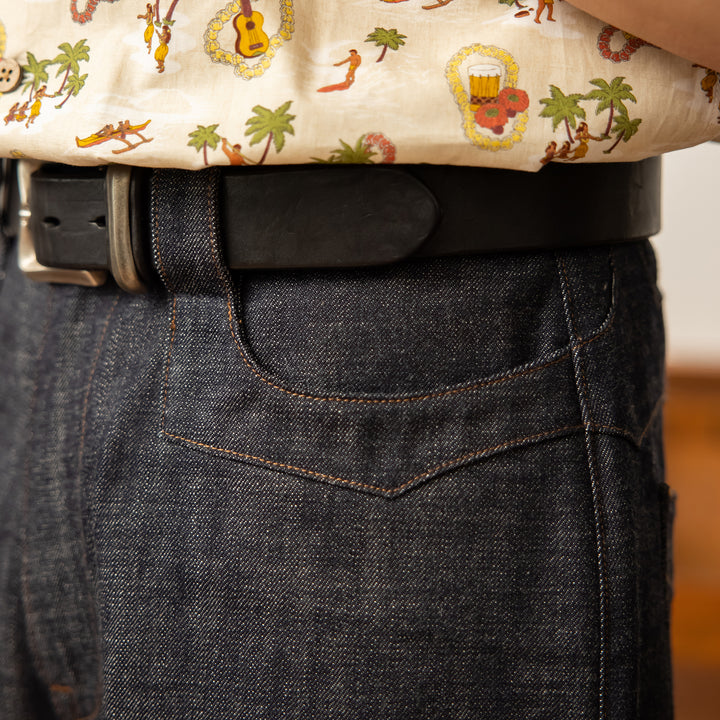 Red Ear Denim Shorts