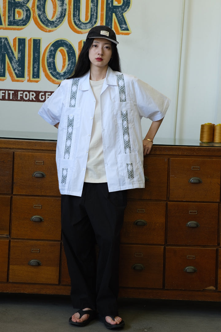 Embroidered Cuban Shirt