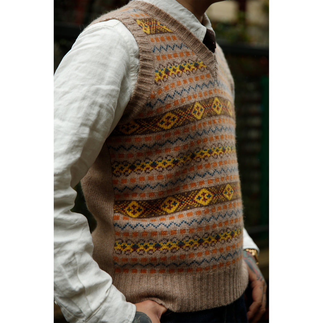 Fair Isle Wool Vest