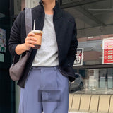 Stylish Wool Zipper Cardigan Youth Korea Purchasing Agent