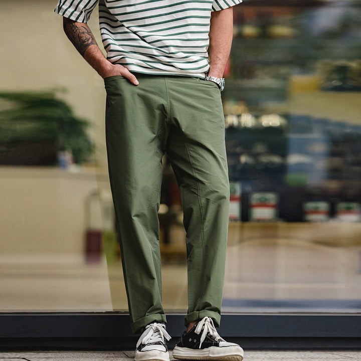 Relaxed Drawstring Trousers