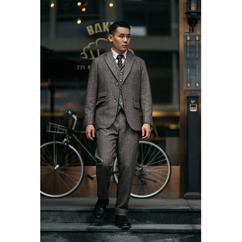 Tweed Wool Suit