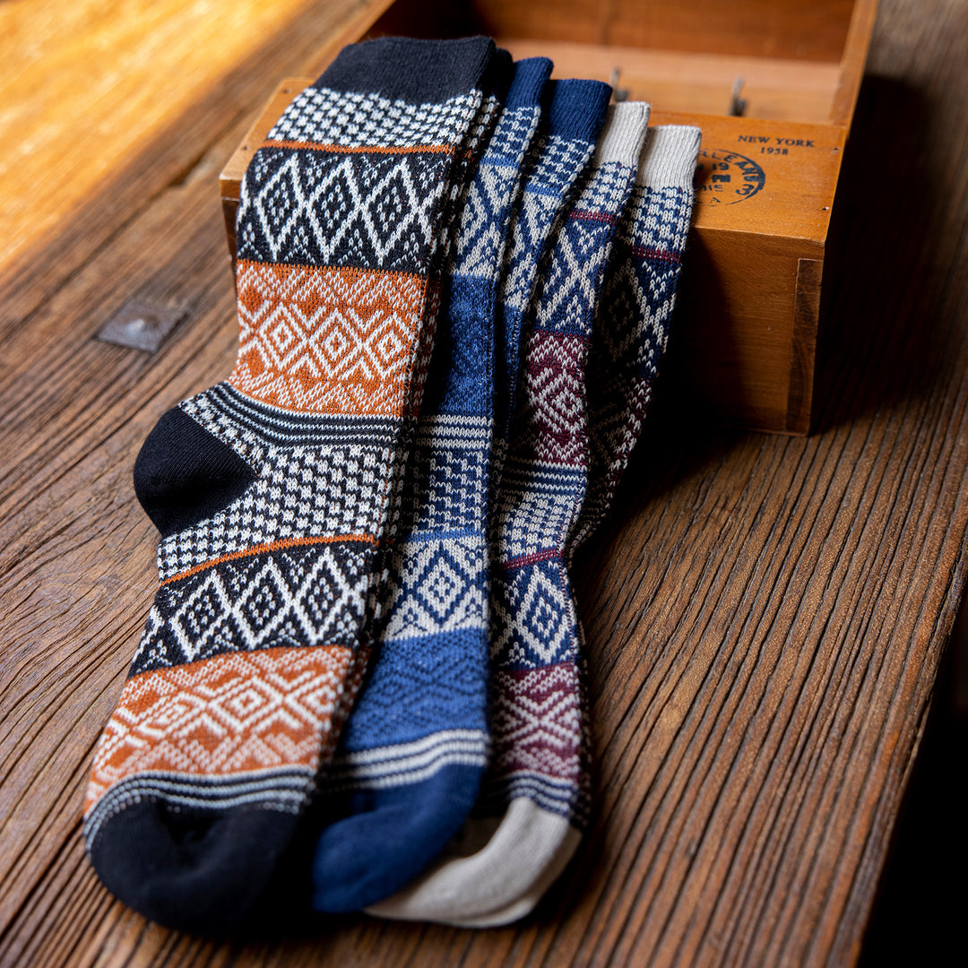 Ethnic Mid-Tube Socks