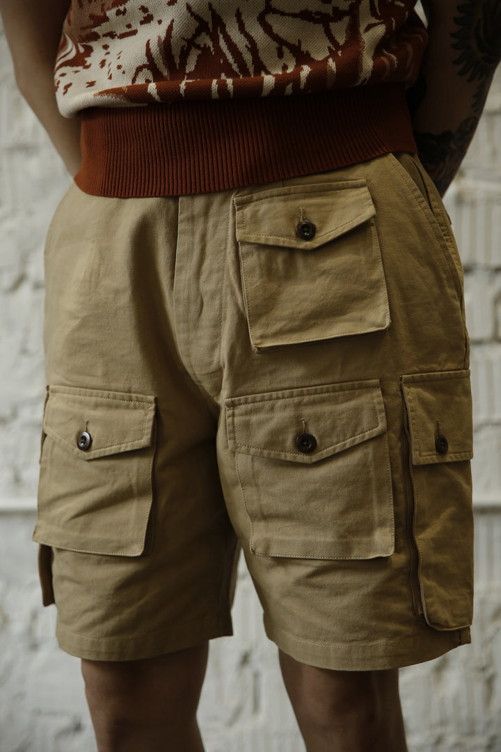 Military Multi-Pocket Shorts